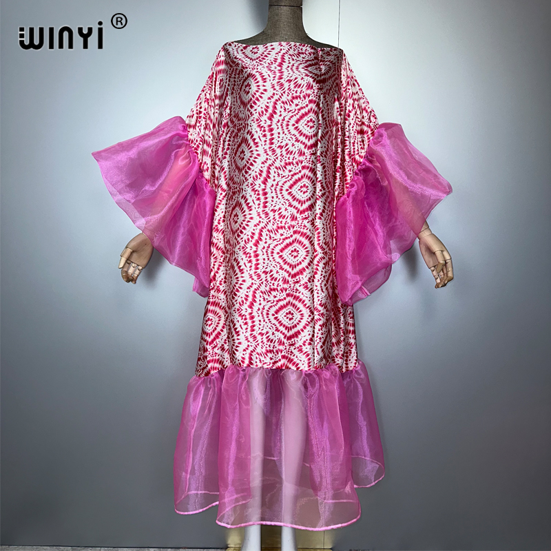 WINYI summer print puff(ed) sl – обзор и цена Summer Holiday Clothing Women
