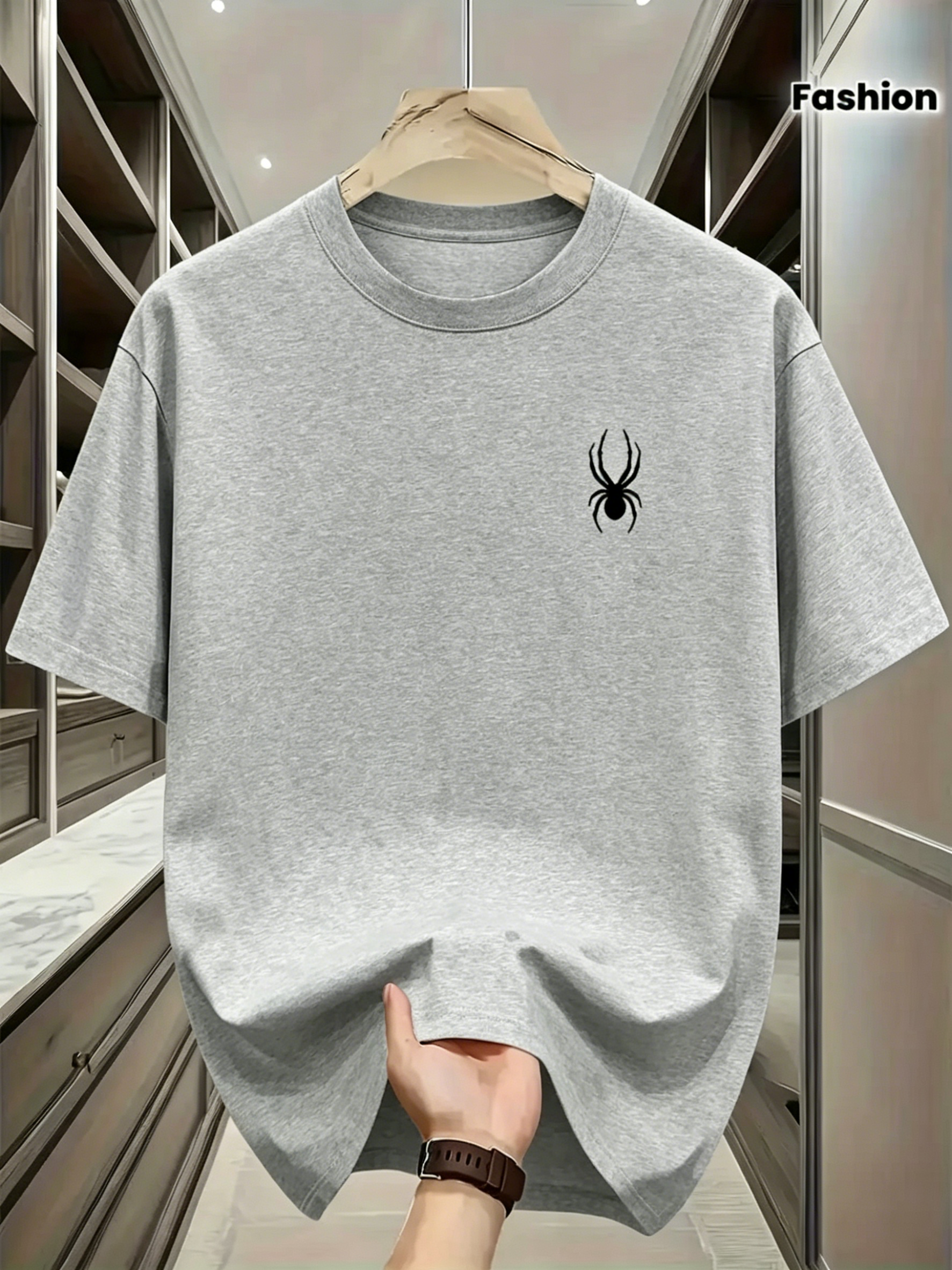 Short-sleeved T-shirt with sma – обзор и цена Summer Clothing Affordable
