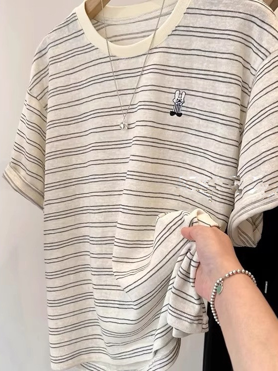 Unisex Pure Cotton Striped Sho – обзор и цена Summer Clothing Outlet