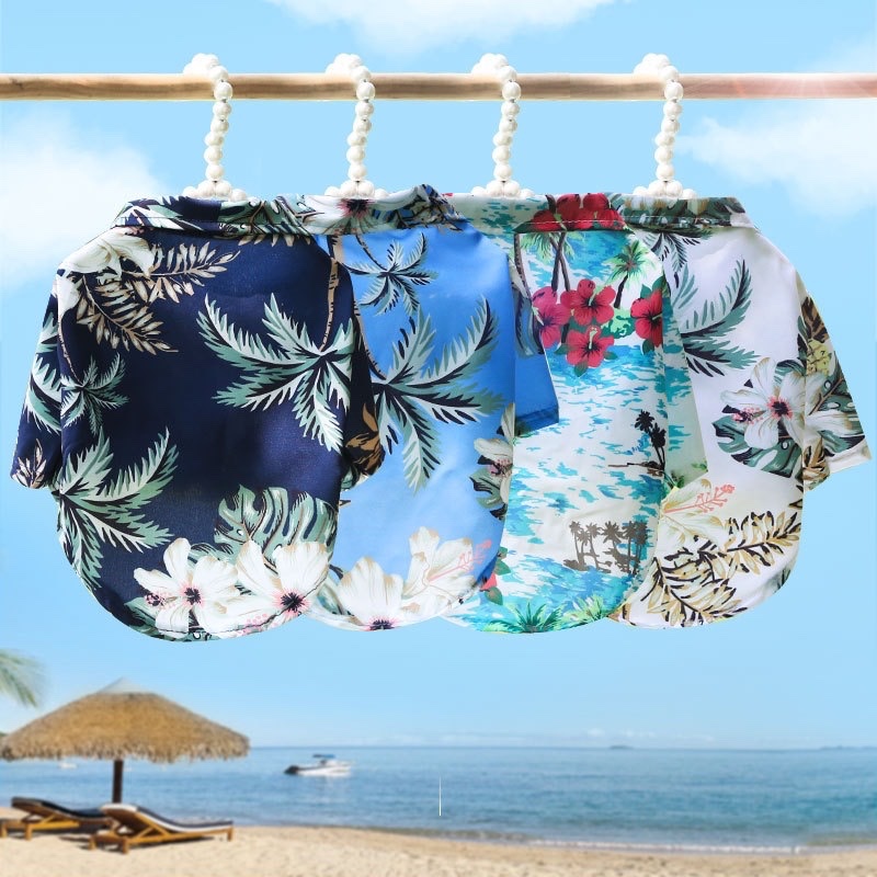 Hawaiian Style Pet Dog Clothe  – обзор и цена Summer Dog Clothing