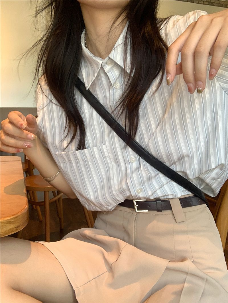 Shirts Women Bamboo-linen Blen – обзор и цена Crop Blouse Linen