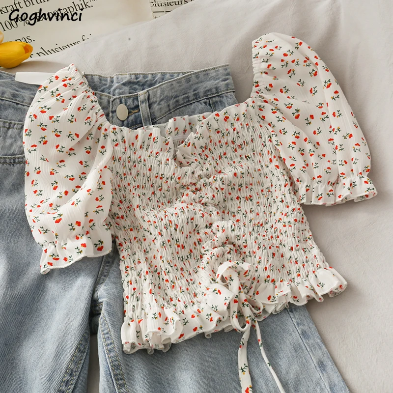 Blouses Shirts Women Floral Dr – обзор и цена Crop Blouse Linen