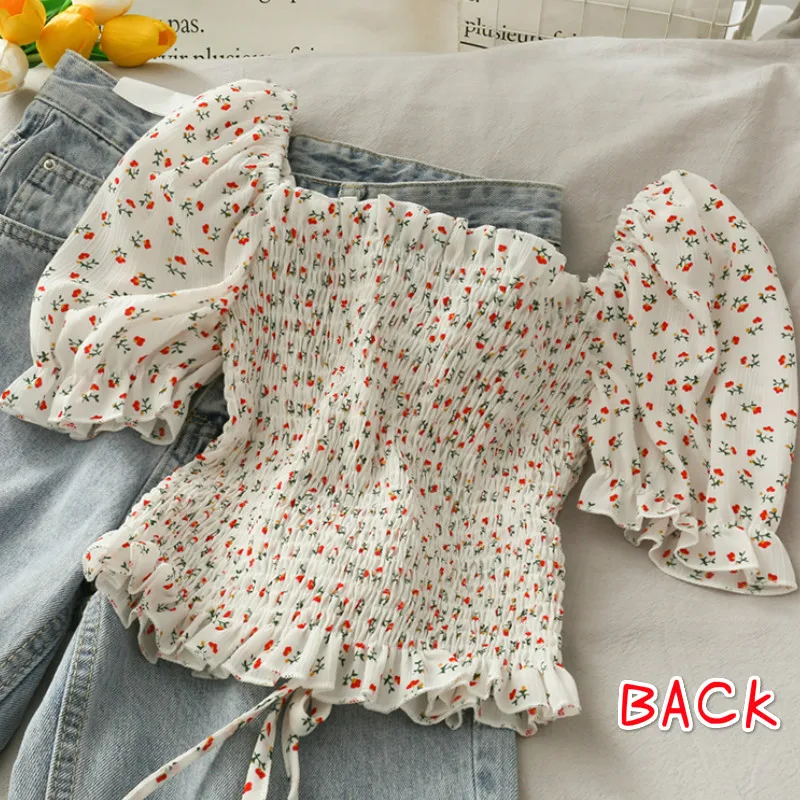 Blouses Shirts Women Floral Dr – обзор и цена Crop Blouse Linen