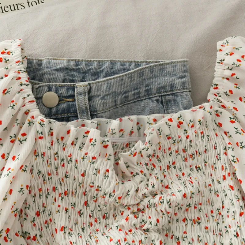 Blouses Shirts Women Floral Dr – обзор и цена Crop Blouse Linen