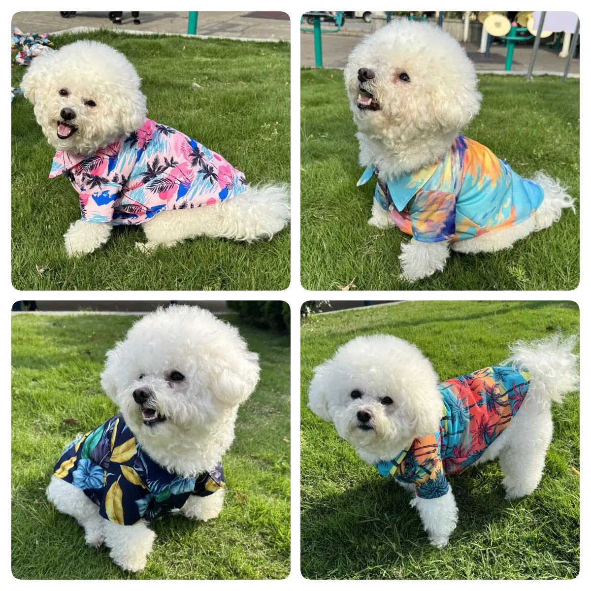 Hawaiian Shirt Pet Beach Wear  – обзор и цена Summer Dog Clothing