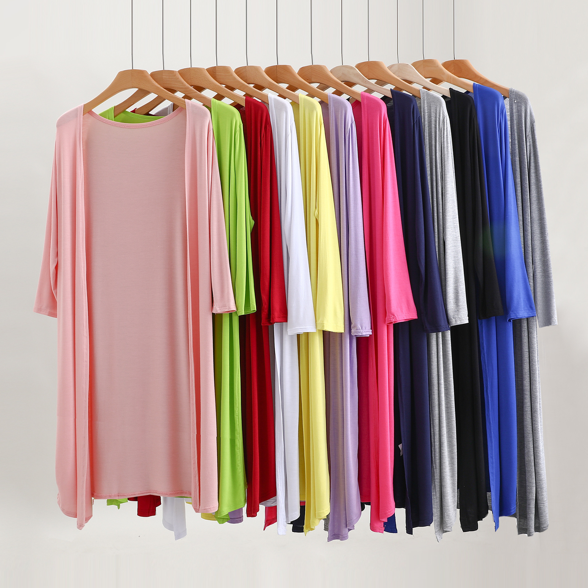 12 Colors Women Modal Long Car – обзор и цена Summer Clothing Colors