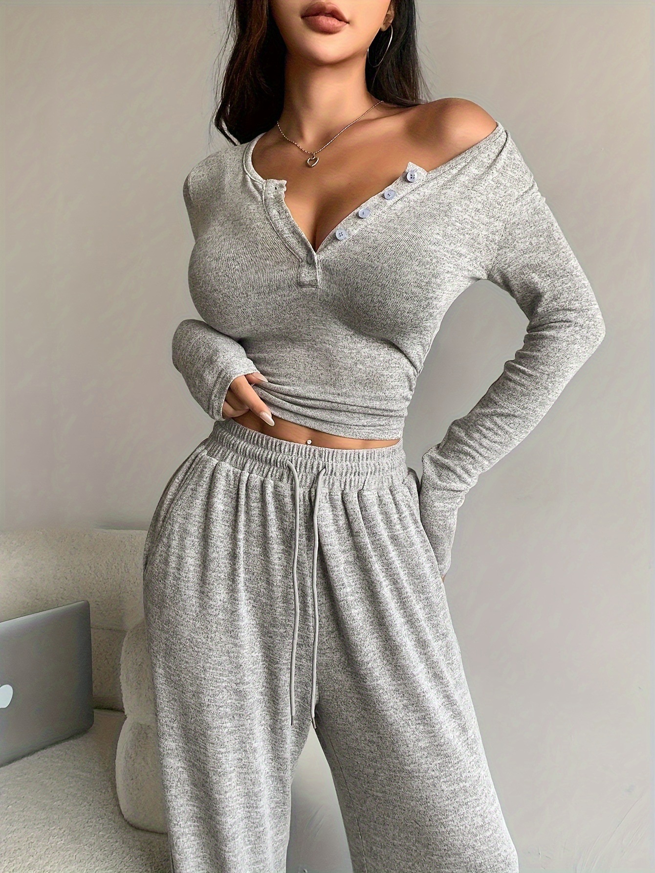 Solid Color Pant Sets Autumn W – обзор и цена Summer Clothing Bundle