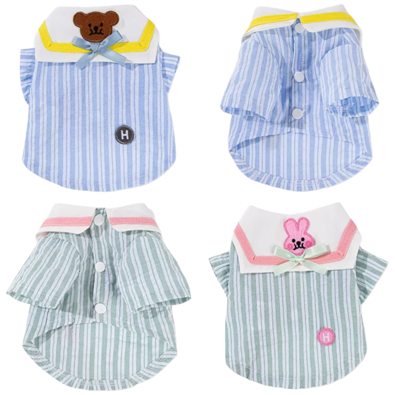 Summer Soft Dog Clothes Cute B – обзор и цена Summer Dog Clothing