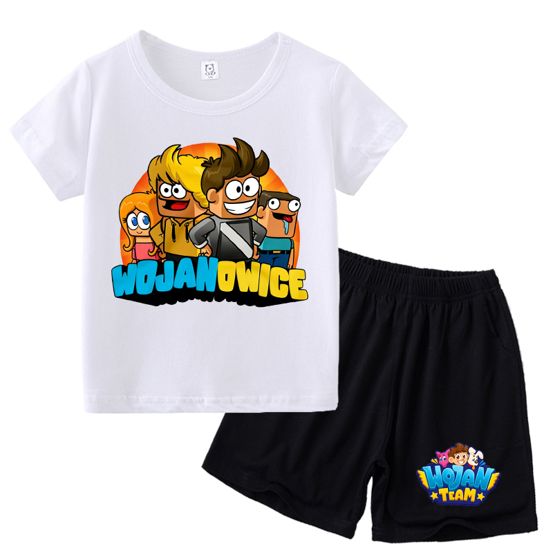 Wojan Team Children T-Shirt Se – обзор и цена Summer Clothing Kids Boys