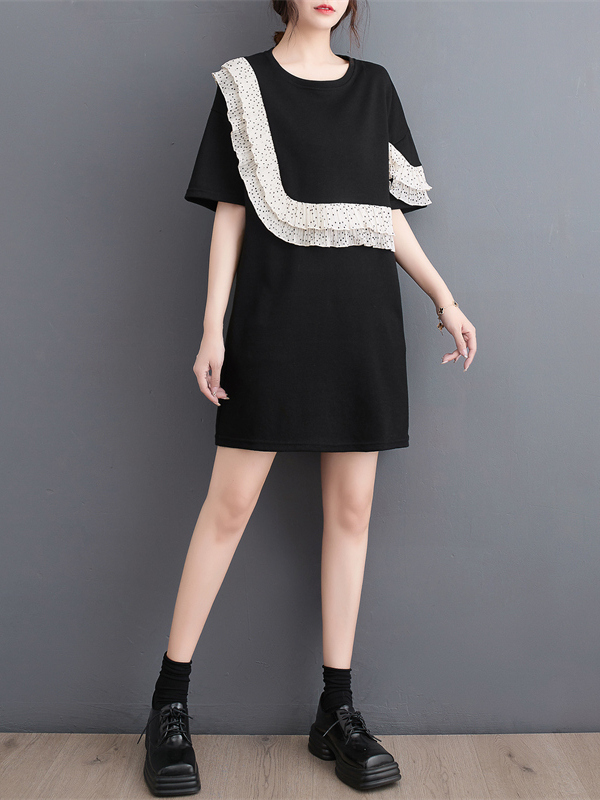Casual Short Sleeve A-Line Dre – обзор и цена Summer Line Clothing Brand