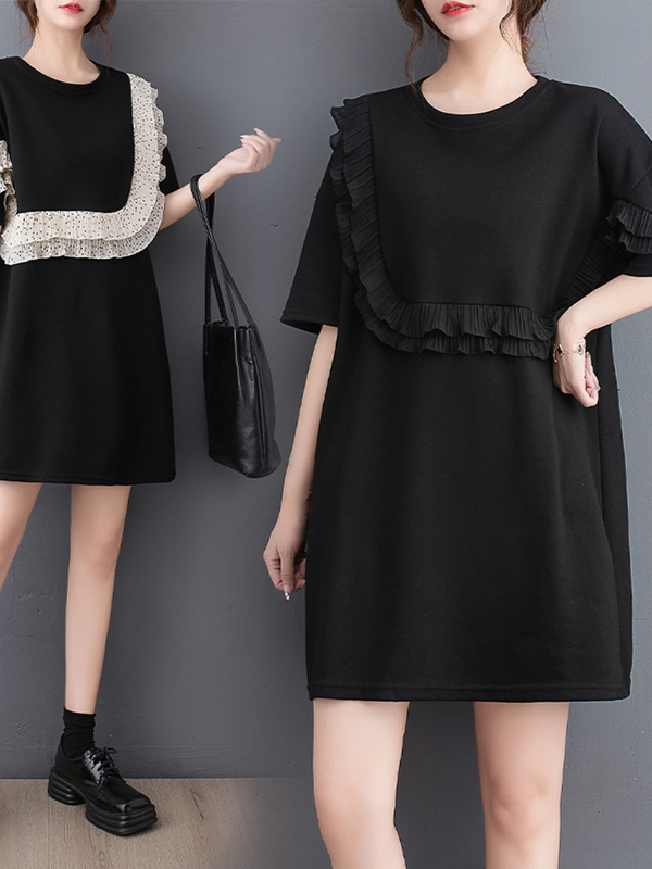 Casual Short Sleeve A-Line Dre – обзор и цена Summer Line Clothing Brand