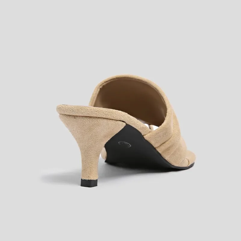 Clip-Toe Slipper Sandals Suede – обзор и цена Summer Clothing Colors