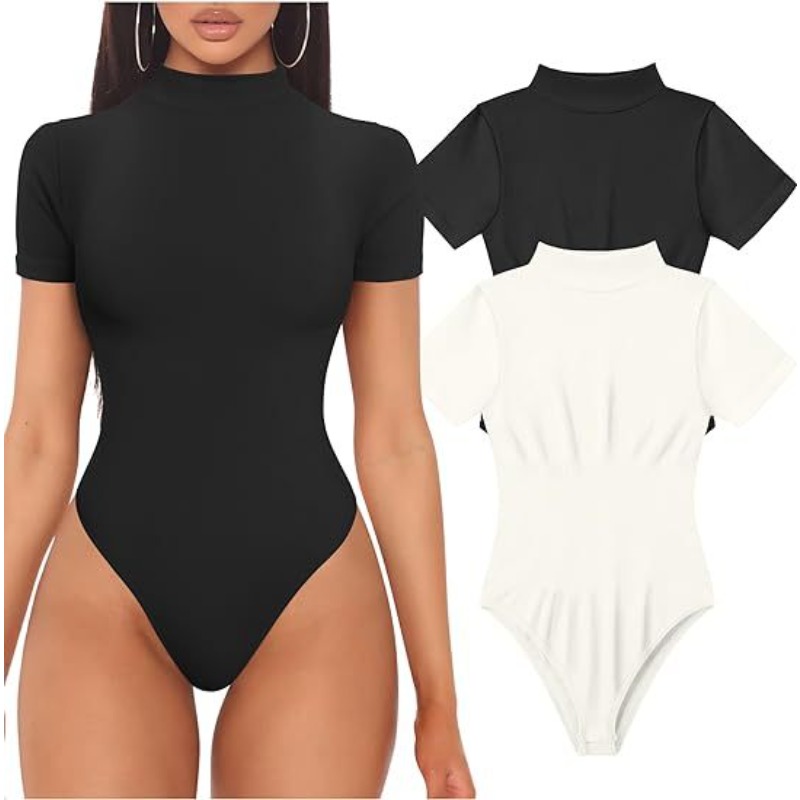 Short Sleeve Turtleneck Bodysu – обзор и цена Summer Clothing Bundle