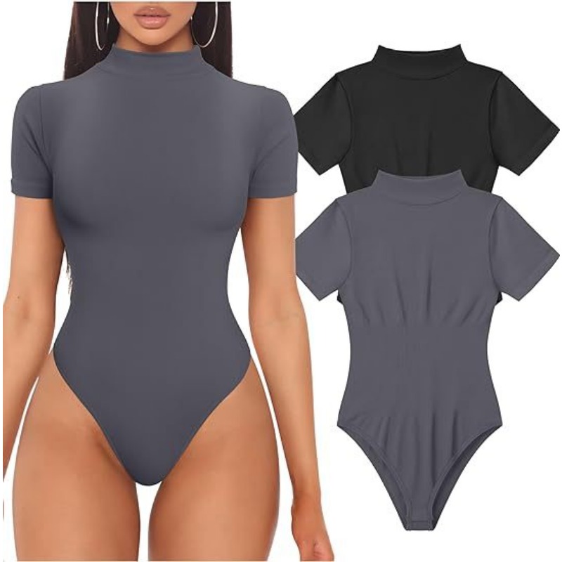 Short Sleeve Turtleneck Bodysu – обзор и цена Summer Clothing Bundle