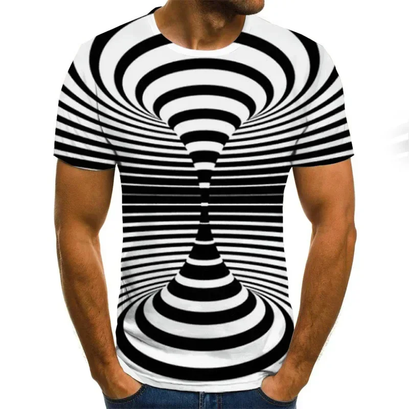 Men's 3D printed T-shirt, over – обзор и цена Summer Clothing Affordable