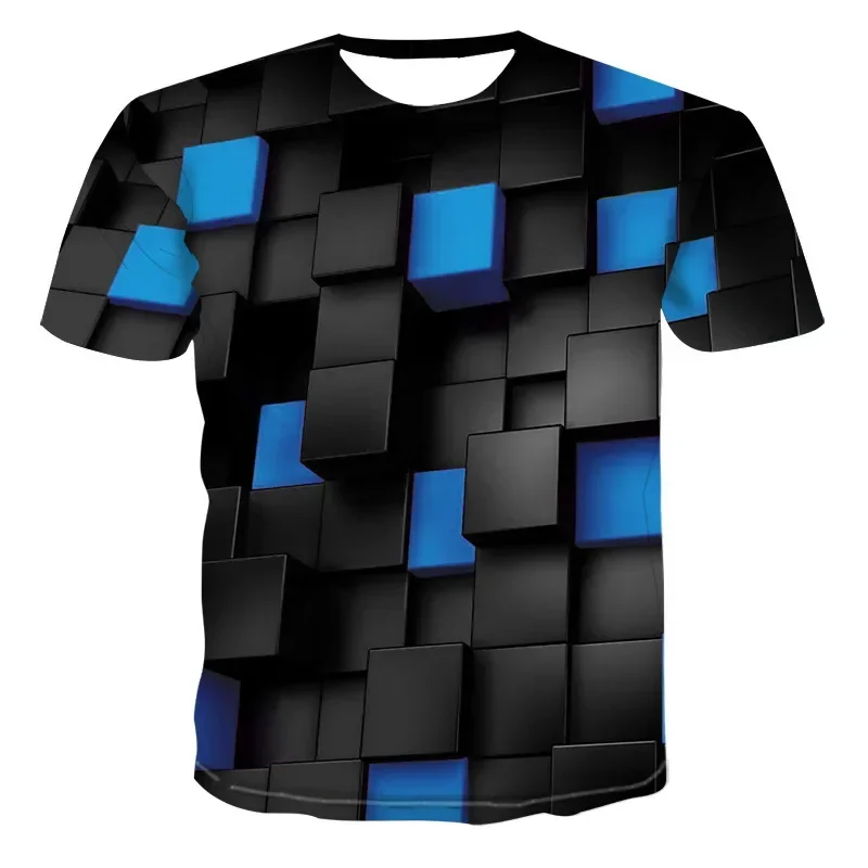 Men's 3D printed T-shirt, over – обзор и цена Summer Clothing Affordable