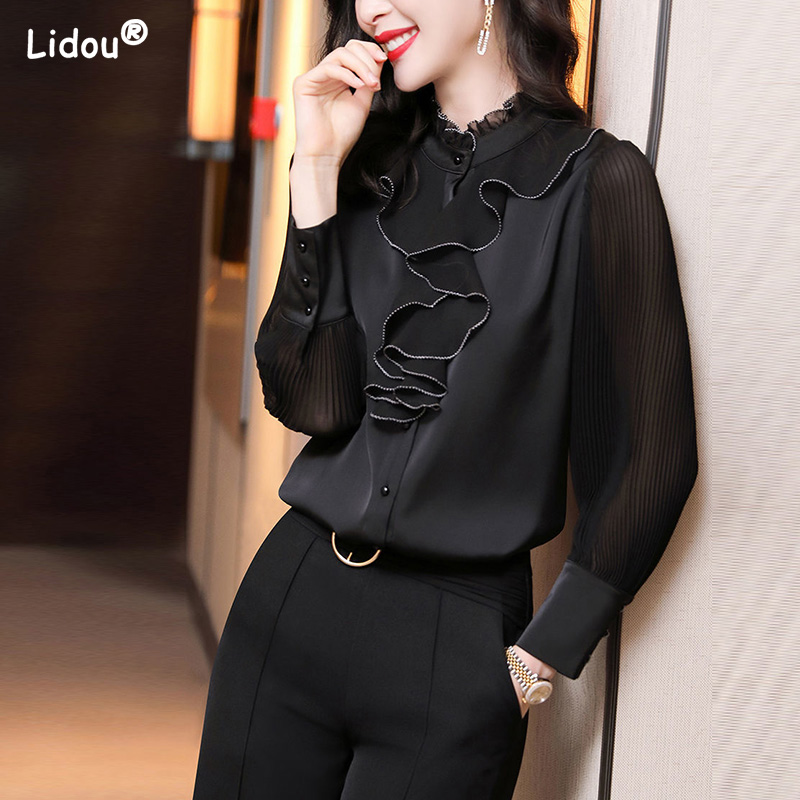 Premium Black Ruffled Straight – обзор и цена Summer Clothing Colors
