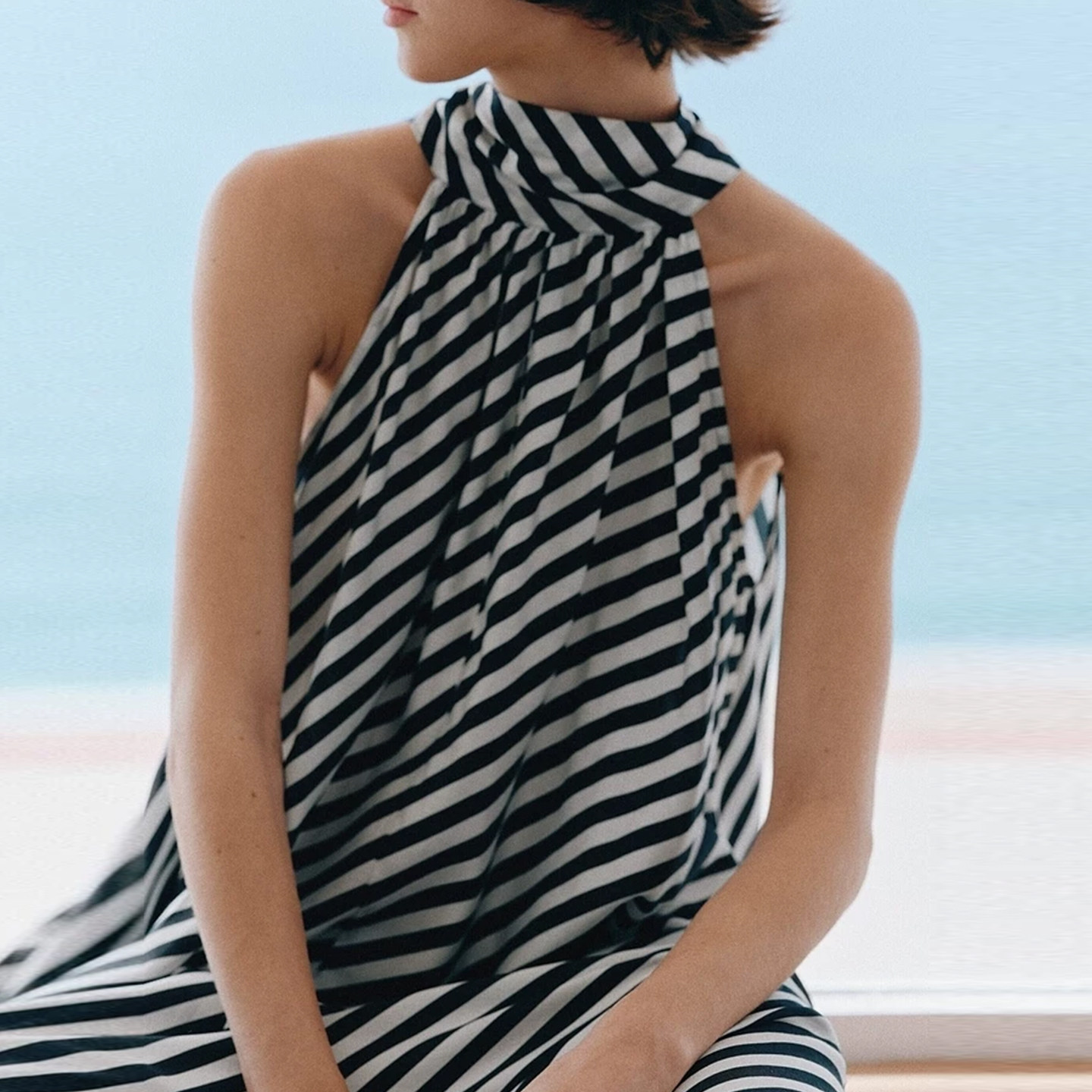 Fashionable A-Line Dress with  – обзор и цена Summer Line Clothing Brand