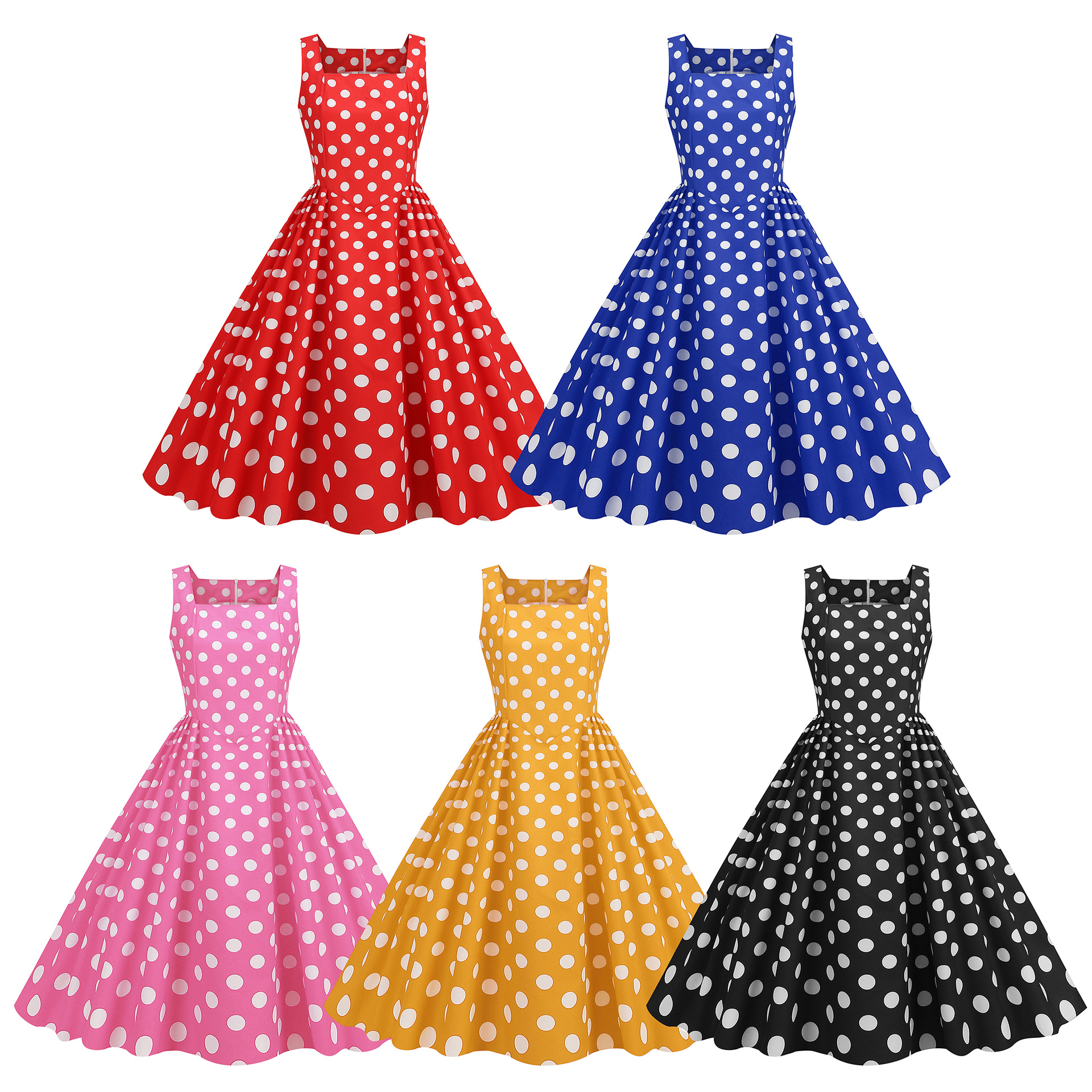 Sexy Polka Dot Print A-Line Ve – обзор и цена Summer Line Clothing Brand