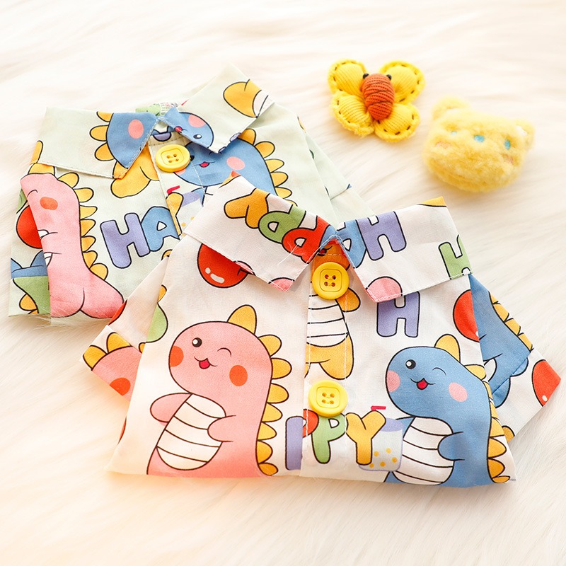 Cartoon Dinosaur Pet Shirt Thi – обзор и цена Summer Dog Clothing