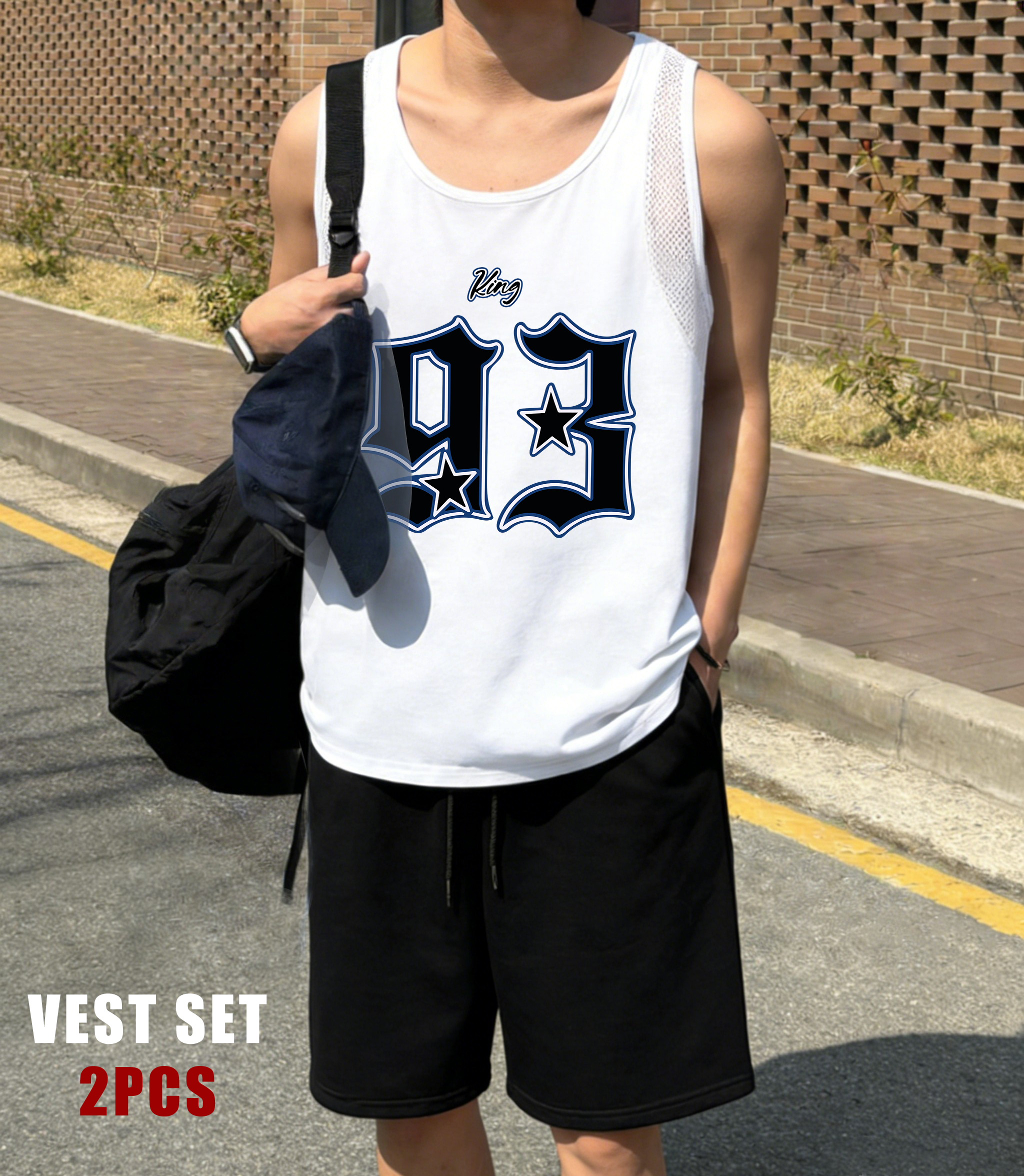 King Number 93 Print Male Reti – обзор и цена Summer Clothing Us