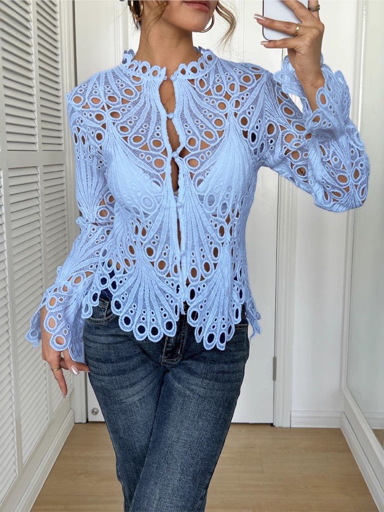 White Lace Shirt For Women Fas – обзор и цена Summer Holiday Clothing Women