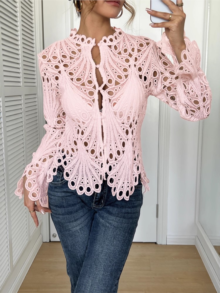 White Lace Shirt For Women Fas – обзор и цена Summer Holiday Clothing Women