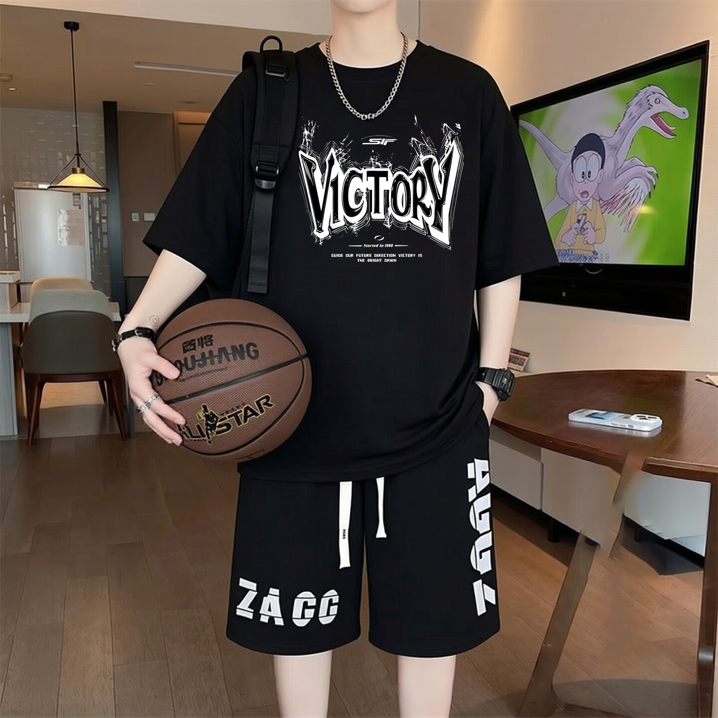 Summer Men T-shirts Sets Youth – обзор и цена Quality Summer Clothing